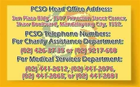 Map of Pcso in Sun Plaza Building, 1507 Princeton Street corner .